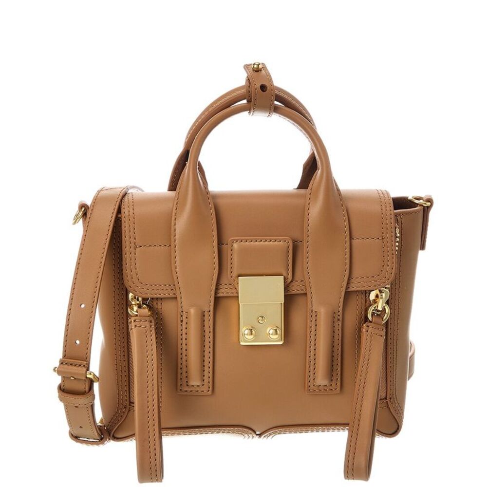 3.1 Phillip Lim Pashli Leather Mini Satchel, Beige